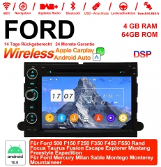 7 pouces Android 12.0 autoradio /Multimedia 4GB RAM 64GB ROM pour Ford 500 F150 ..Rand Focus Taurus Fusion Escape Explorer Mustang Freestyle Expeditio