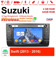 8 inch Android 12.0 car radio / multimedia 4GB RAM 64GB ROM For Suzuki Swift 2013 2014 2015 2016 With WiFi NAVI Bluetooth USB