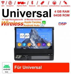 7 Zoll Android 10.0 Autoradio / Multimedia 4GB RAM 64GB ROM Für Universal Mit WiFi NAVI Bluetooth USB