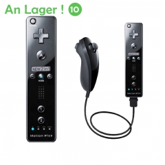 Contrôleur de manette de jeu sans fil Motion Plus intégré Pour le Nunchuck Wii de Nintend Pour le Joypad de la télécommande Wii Nintend