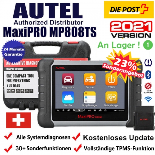 Autel MaxiPRO MP808TS Complete TPMS / RKDS Bluetooth OBD2 All systems and 30 special functions Vehicle diagnostic device / Vehicle error code TPMS sca