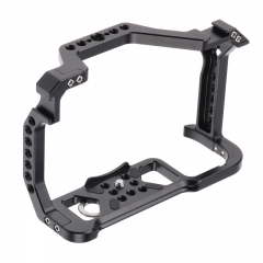 FOTGA CNC Aluminum DSLR Camera Cage Kit Extension Frame Cold Shoe for Canon R5 R6