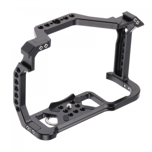 FOTGA CNC Aluminium DSLR Caméra Cage Kit Extension Cadre Chaussure Froide pour Canon R5 R6