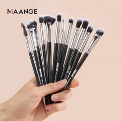 MAANGE Lot de 12 pinceaux de maquillage Outils cosmétiques