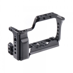 FOTGA Aluminum DSLR Camera Cage Kit Stabilizer Cold Shoe for Canon M50 Mark II/ M50/ M5