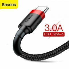 Baseus Câble de chargeur USB vers type C Cordon de données de charge rapide
