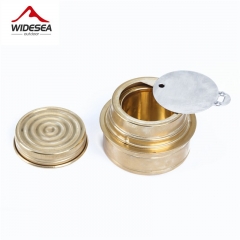 Widesea Portable Copper Alcohol Stove Mini Ultra Light Spirit 2 Burner Gas Stoves