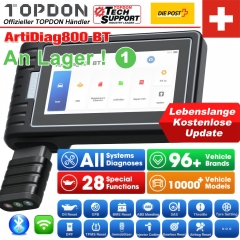 Topdon ArtiDiag800 BT voiture outil de diagnostic OBDII 2 Lecteur de code scanner sans fil BT