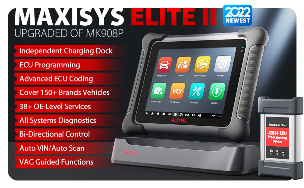 2023 Neueste Version Autel Maxisys Elite 2 Diagnose Scanner