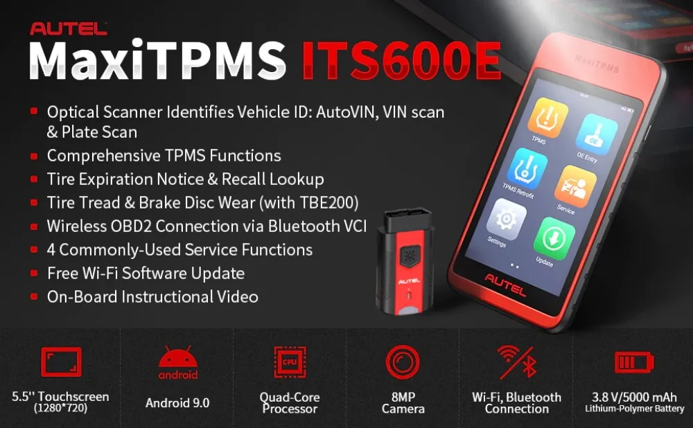 2023 Autel MaxiTPMS ITS600E TPMS-Diagnosewerkzeuge 