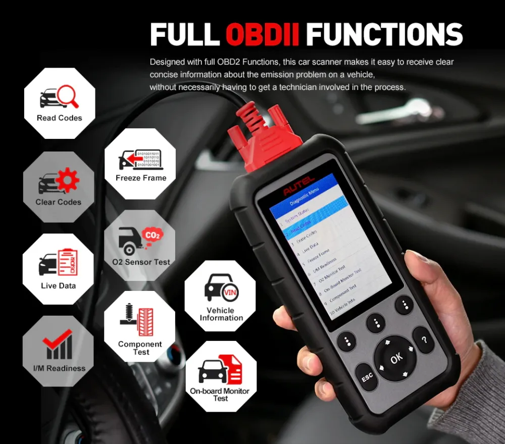 Autel MaxiDiag MD806 Pro OBD2 Scanner Auto Automotive Diagnostic Tool 