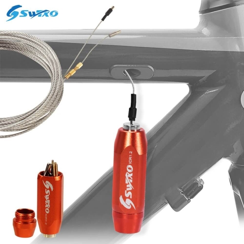 SWTXO Professional Bicycle Internal Cable Routing Tool for Bicycle Frame Shift Hydraulic Wire Shifter Internal Cable Guide Installing