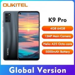 OUKITEL K9 Pro Helio A25 Octa Core Android 11 6.95'' HD + Display 4GB + 64GB 13MP Rear Camera 5000mAh Smartphone