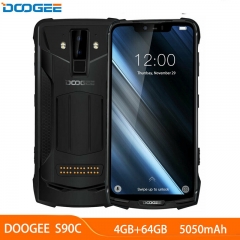 DOOGEE S90C IP68/IP69K Wasserdicht 5050mAh Batterie 6.18 ''FHD+Helio P70 Octa core 4GB 64GB Smartphone 16MP Kamera Handy