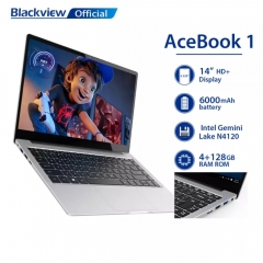 Blackview 14 Inch Laptop Acebook 1 Windows 10 Notebook Intel Gemini Lake N4120 Laptops 128GB SSD PC For Students Office ComputerBlackview 14 Inch Lapt