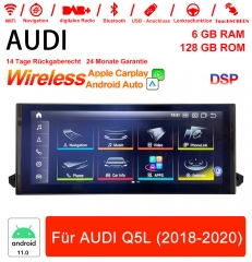 Qualcomm Snapdragon 665 8 Core Android 12.0 4G Car Radio/ Multimedia For AUDI Q5L 2018-2020 Built-in CarPlay/Android Auto