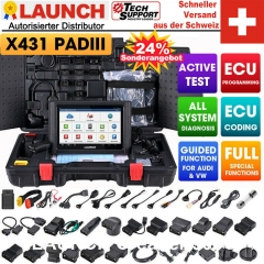 LAUNCH X431 PAD III Online-ECU-Programmiercodierungs-Diagnosetool Bidirektionaler OBD2-Scanner für Kraftfahrzeuge