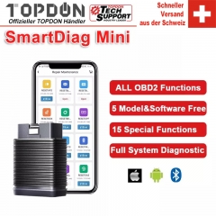 Topdon SmartDiag Mini OBD2 Bluetooth Scanner Automotive OBD2 Auto Diagnostic Tool TPMS SRS Immo Key Code Reader PK Thinkcar Autel