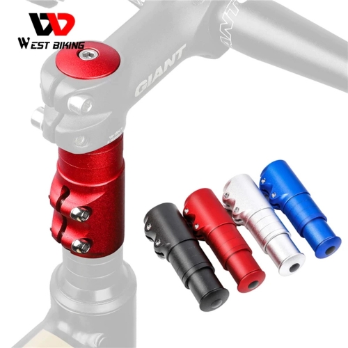 WEST BIKING tige de vélo Augmente tube de contrôle en alliage d'aluminium Rallonger vélo vélo guidon Hauteur fourche vélo Accessoires