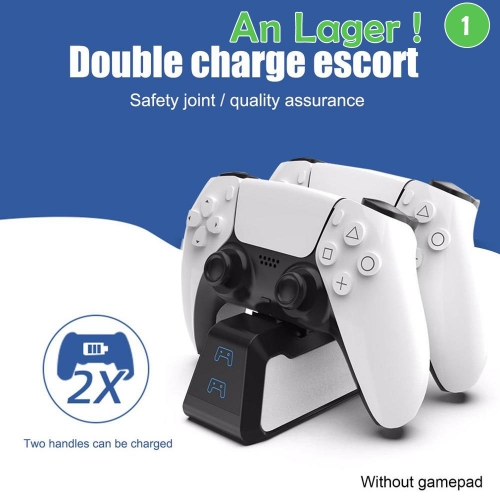 Double chargeur rapide pour manette sans fil PS5 Station de chargement USB 3.1 Type-C pour manette de jeu Sony PlayStation5
