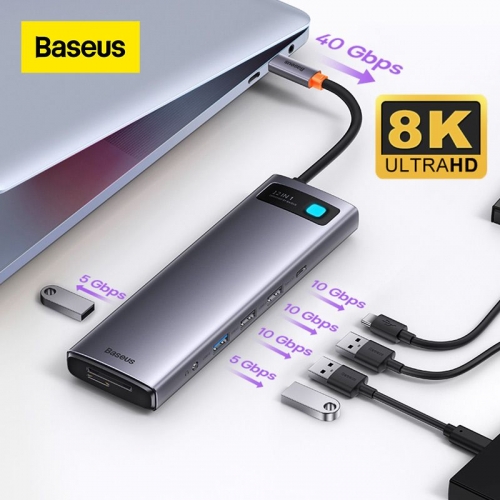 Baseus 12 in 1 Multifunction Type-C HUB Dock Station for MacBook Pro Air