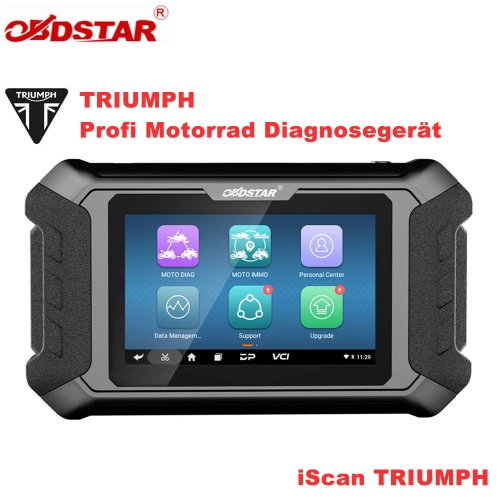Motorrad Diagnosegerät OBDSTAR ISCAN TRIUMPH-Group Profi Diagnosegerät Tablet