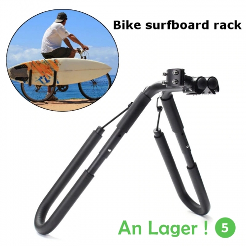 Nouveau support de planche de surf de vélo de 8 pouces 25-32mm support de vélo support de support de surf de vélo aux tiges de selle accessoires de vé