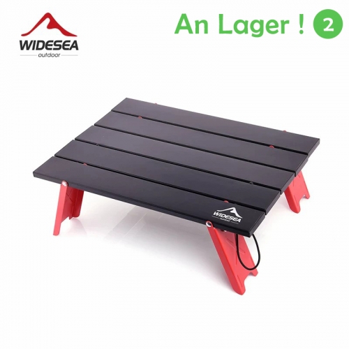 Widesea Camping Mini Portable Foldable Table for Outdoor Picnic Barbecue Tours Tableware Ultra Light Folding Computer Bed Desk