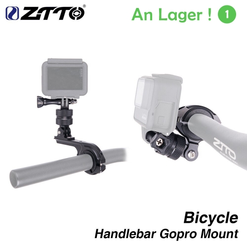 ZTTO Vélo Pièces VTT vélo de course Guidon Support de caméra rotatif Adaptateur Support Pour Gopro Pour Xiaomi Virb