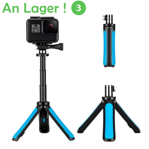 TELESIN Mini Handheld Selfie Stick Tripod For GoPro Hero 5 6 7 8 9 10