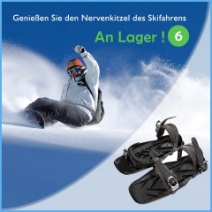 Outdoor-Ski-Skates Schneeschuhe – Winter einstellbare Bindung für Erwachsene