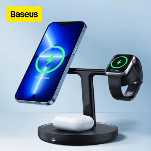 Baseus 3 in 1 20W Wireless Magnetic Charging Halterung für Apple