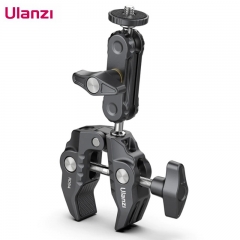 Ulanzi Super Clamp Magic Arm mit 1/4 3/8 Gewinde Multi-funktion Ball Kopf Clamp für Canon Nikon Sony Blitzgerät monitor