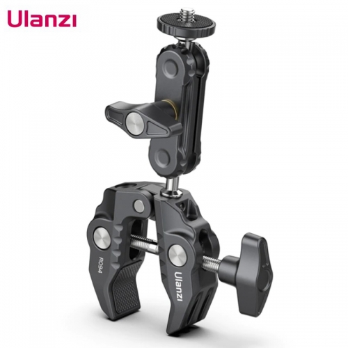 Ulanzi Super Clamp Magic Arm with 1/4 3/8 Thread Multi-function Ball Head Clamp for Canon Nikon Sony Flash Unit monitor