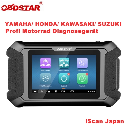Appareil de diagnostic de moto OBDSTAR ISCAN japon pour tablette de dispositif de diagnostic professionnel YAMAHA/ HONDA/ KAWASAKI/ SUZUKI-Group