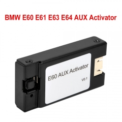 For BMW E60 E61 E63 E64 AUX Activator Open the original car without aux