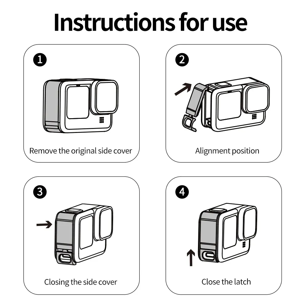 TELESIN Batterie Side Abdeckung