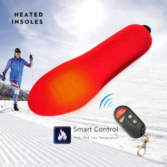 1800mah Elektrischen Heizung Einlegesohlen Mit Fernbedienung Winter Warm Beheizte Einlegesohlen Sport Schuhe Pads Für Skifahren Jagd