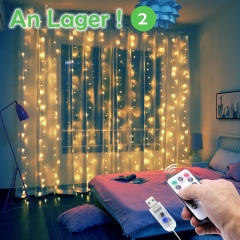 3M LED Rideau Garland sur La fenêtre USB Power Fee Lights Guirlande avec Loin Nouvelle année Guirlande Led-lumières de Noël Décoration