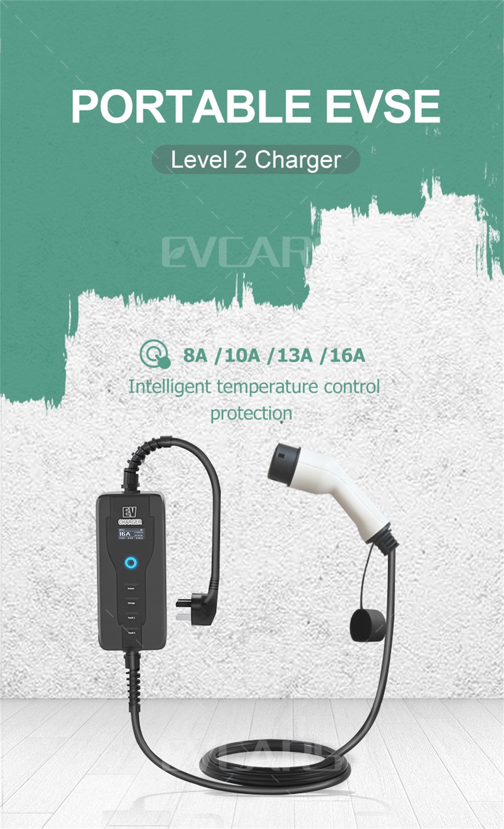 Câble de chargeur EV Type 2