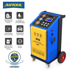 AUTOOL LM706 Refrigerant Recovery Machine with Refrigerant Recovery & Vacuuming & Refueling & Filling Refrigerant for R134a/ R12