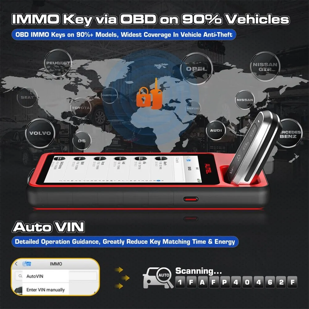 Autel MaxiIM KM100E IMMO Key Fob Programmier Immobilizer Werkzeuge