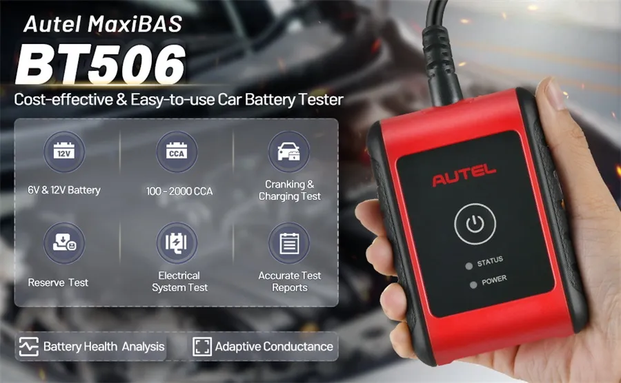 Autel MaxiBAS BT506 6V/12V Batterie System Auto