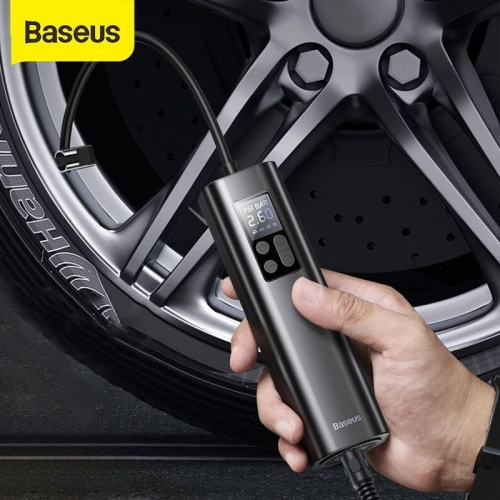 Baseus Auto Inflator Tragbare Luftkompressor Pumpe für Motorrad Fahrrad Autoreifen Inflator