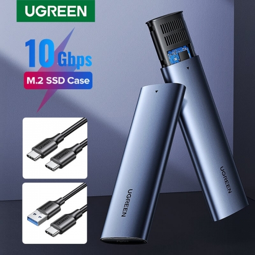UGREEN M2 SSD case NVME enclosure M.2 to USB Type C 3.1 SSD adapter