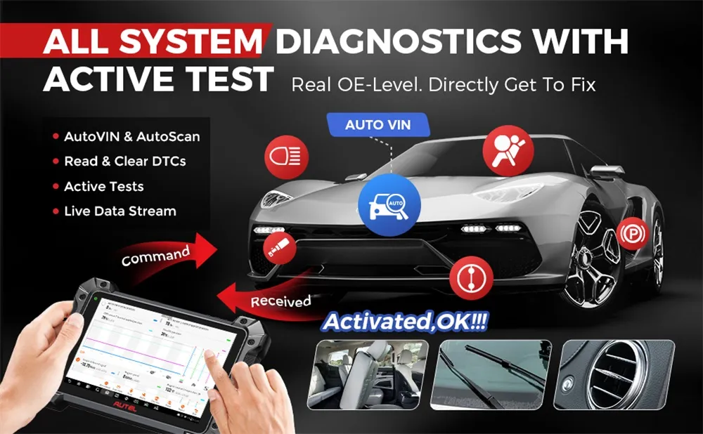 Autel MK908 PRO II Auto Diagnostic