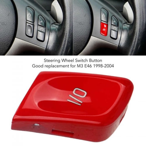 Accessoires de voiture Bouton de commutation du volant Mode de mouvement Contrôle IO Remplacement automatique du changement pour BMW M3 E46 1998-2004