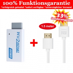 Adaptateur Wii vers HDMI + câble HDMI vers HDMI de 1,5 mètre xiaomi