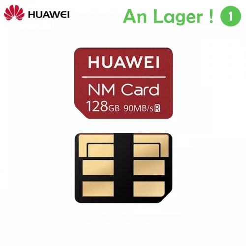 Carte mémoire nano universelle NM 128 Go de Huawei 90 Mo/s nano SD et lecteur de carte