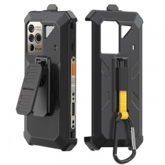 Anti-rayures Housse de téléphone Ulefone avec clip arrière avec mousqueton pour Ulefone Power Armor 18T / Armor 18 / Armor 19T / Armor 19